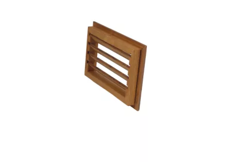 Szellőző rács Thermo fenyőből 240x160x28 mm süllyesztett kivitel