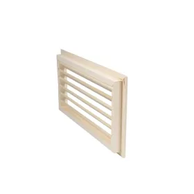   Szellőző rács nyárból 370x210x28 mm süllyesztett kivitel