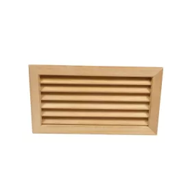   Szellőző rács Thermo nyárból 370x210x28 mm süllyesztett kivitel