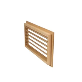   Szellőző rács Thermo nyárból 370x210x28 mm süllyesztett kivitel