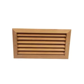   Szellőző rács Thermo fenyőből 370x210x28 mm süllyesztett kivitel