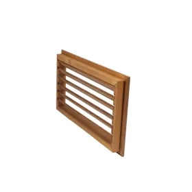   Szellőző rács Thermo fenyőből 370x210x28 mm süllyesztett kivitel