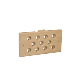   Szellőző rács Thermo nyárból 235x125x16 mm szabályozható légmennyiség