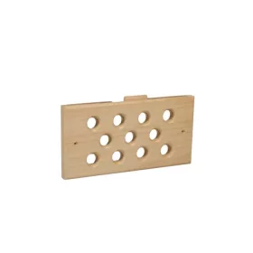   Szellőző rács Thermo nyárból 235x125x16 mm szabályozható légmennyiség