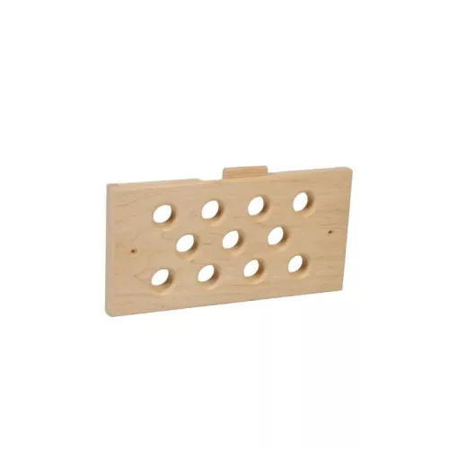 Szellőző rács éger fából 235x125x16 mm szabályozható légmennyiség