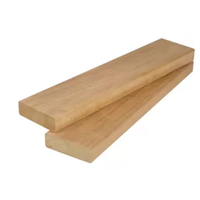 Csomómentes Thermo nyárfa finn padléc 28 x 90 x 2500 mm