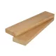 Csomómentes Thermo nyárfa finn padléc 28 x 90 x 2500 mm