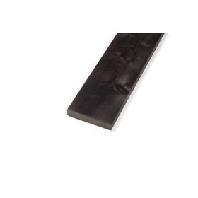   AURE finn festett lucfenyő padléc 28x145 mm, fekete (füstös szauna)