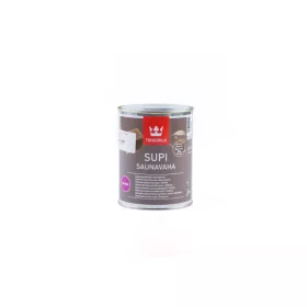   Tikkurila SUPI SAUNA WAX - viaszos szaunafesték 900ml - FÜSTÖS SZAUNA (FEKETE), TVT449Y   