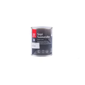   Tikkurila SUPI SAUNA WAX - viaszos szaunafesték 900ml - KIRUNA (SZÜRKÉSBARNA), TVT5123 