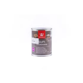   Tikkurila SUPI SAUNA WAX - viaszos szaunafesték 900ml - KEMI (ANTRACIT), TVT5124 