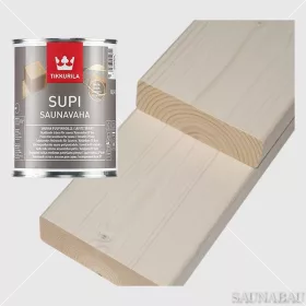   Tikkurila SUPI SAUNA WAX - viaszos szaunafesték 900ml - színtelen  