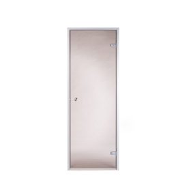   Gőzkabin üvegajtó bronz üveggel, 8x20 (790x1990 mm), változtatható nyílásirány, magáncélú kivitel
