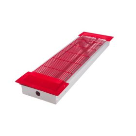    Kerámiacsöves infrasugárzó 350W, piros védőráccsal, fali kivitel