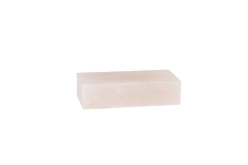 Fehér sótégla himalájai sókristályból, 20*10*5 cm