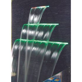 Vízkés színes LED világítással 306 x 263 mm