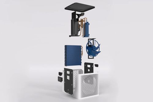 PHNIX Specialline Super Mini hőszivattyú, 4 kW