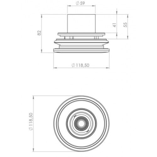Befúvó fóliás medencéhez "A" típus