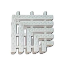 Műanyag vályú rács sarok 250 mm