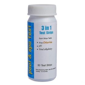 Mérőcsík készlet, szabad klór pH lugosság 50db